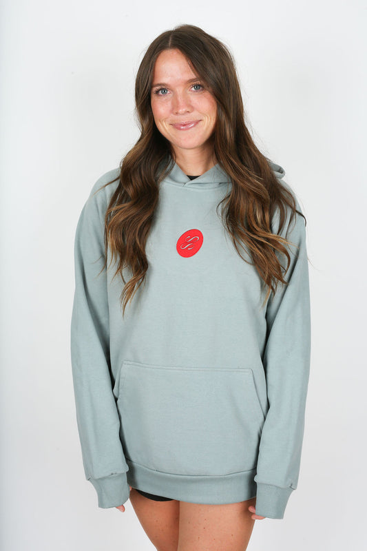 Run Long on Saturday Hoodie in Blue