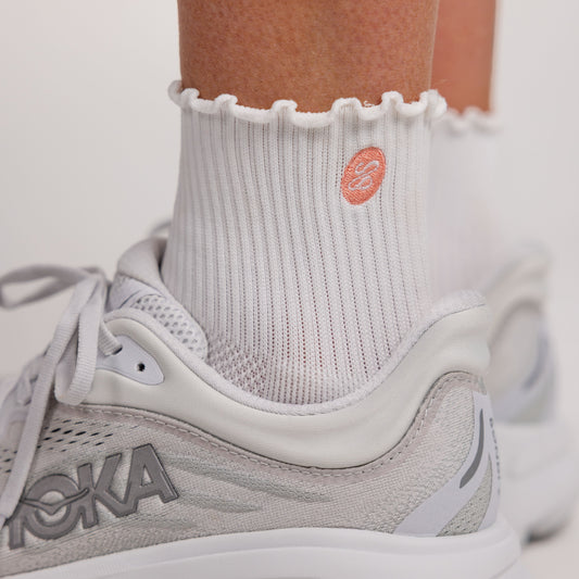 Saturday Ruffle in White