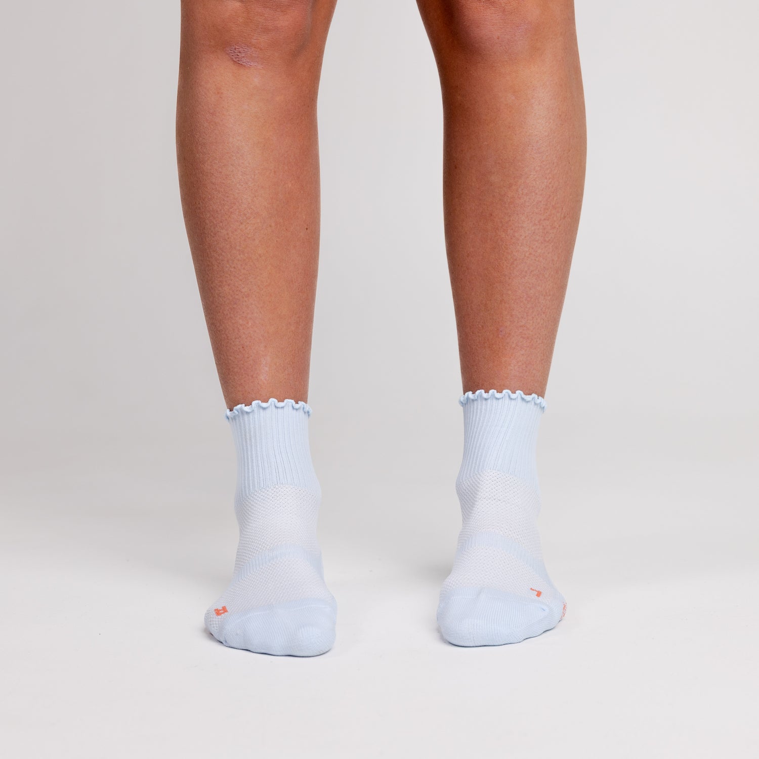 Saturday Ruffle in Pastel Blue